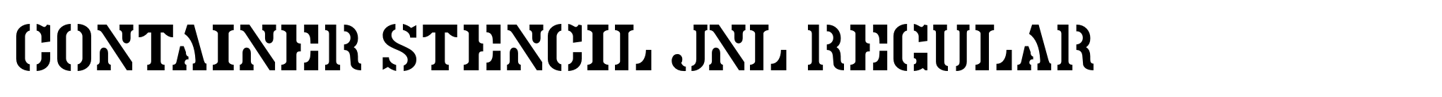 Container Stencil JNL Regular image
